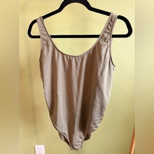 Abercrombie & Fitch Olive Green Scoop Neck Bathing Suit